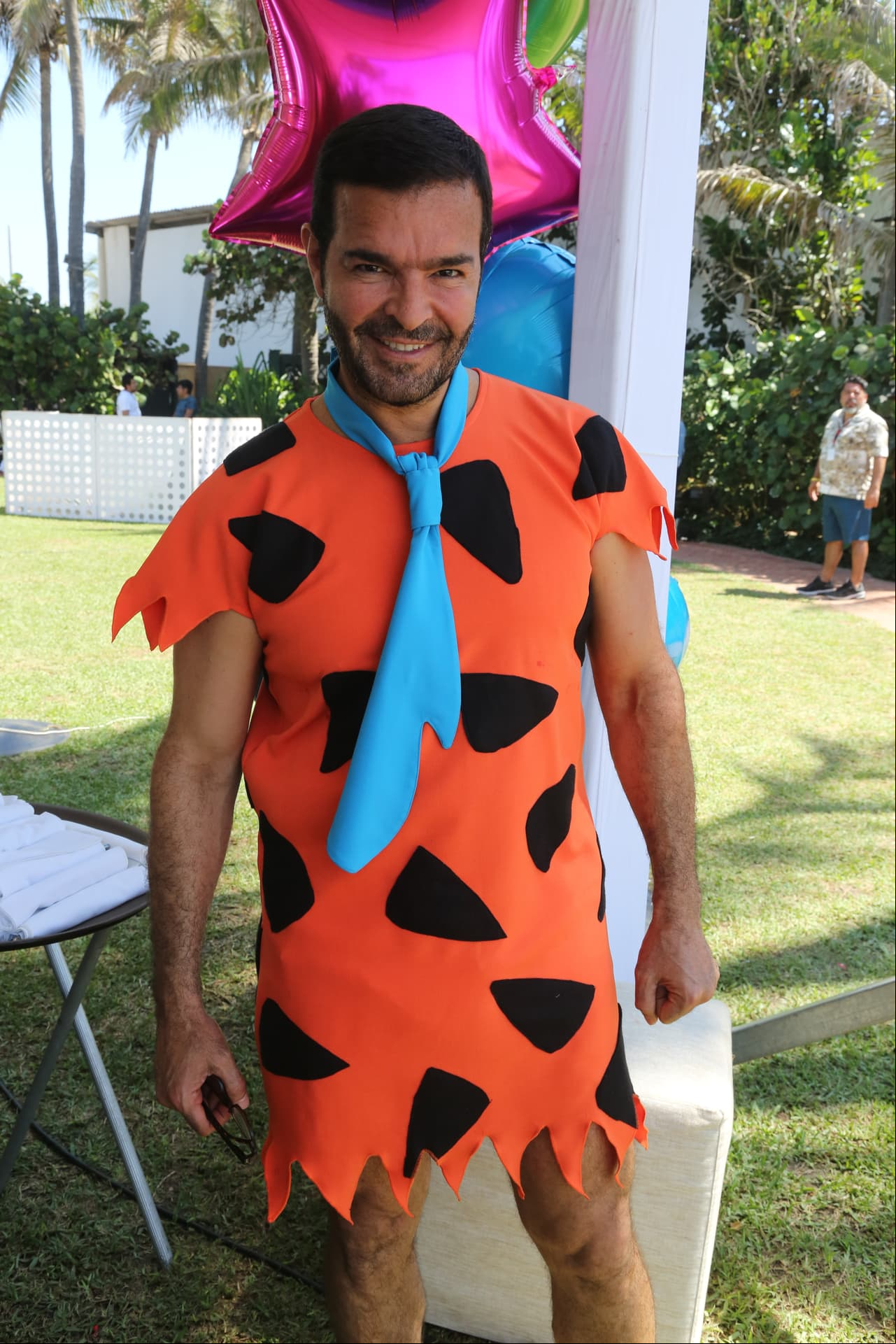 Y Rodrigo obviamente tenía que ser "Pedro Picapiedra".