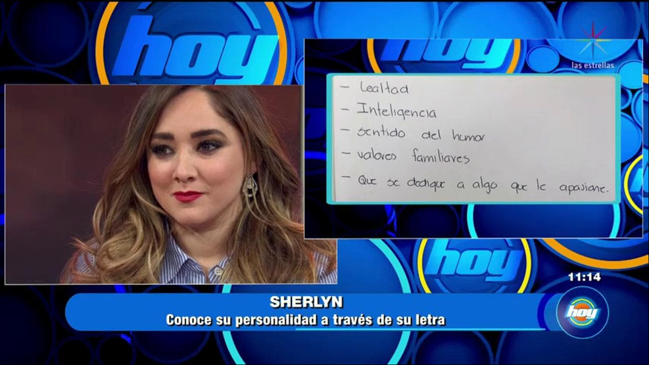 Conoce la personalidad de Sherlyn en GrafoTest