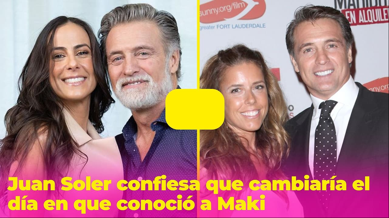 ¿Juan Soler se arrepintió de casarse? Confiesa que "cambiaría" el día en que conoció a Maki