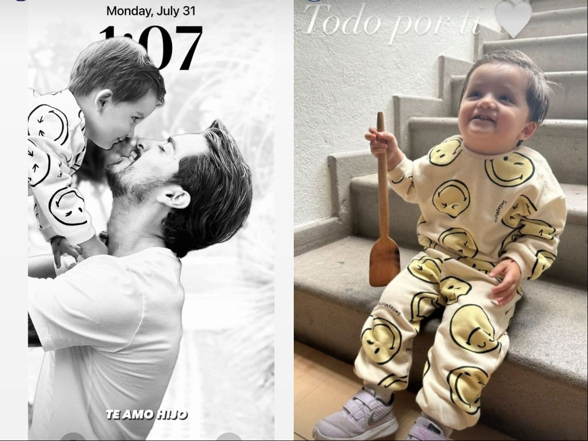 Leonel es el único hijo entre Ferka y Christian Estrada.