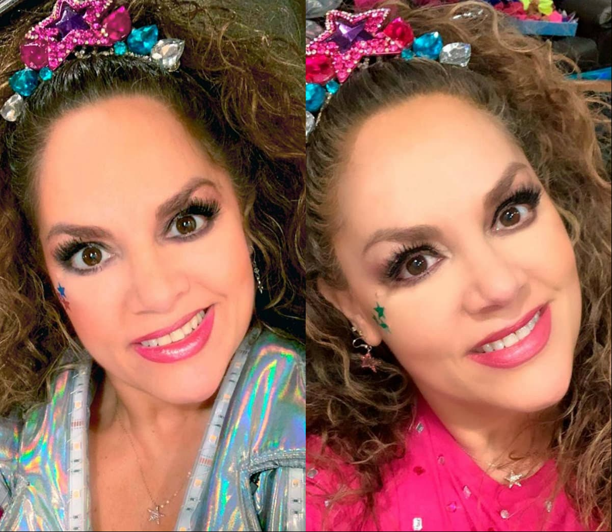 Tatiana muestra el antes y el después de su rostro tras recuperarse de parálisis facial