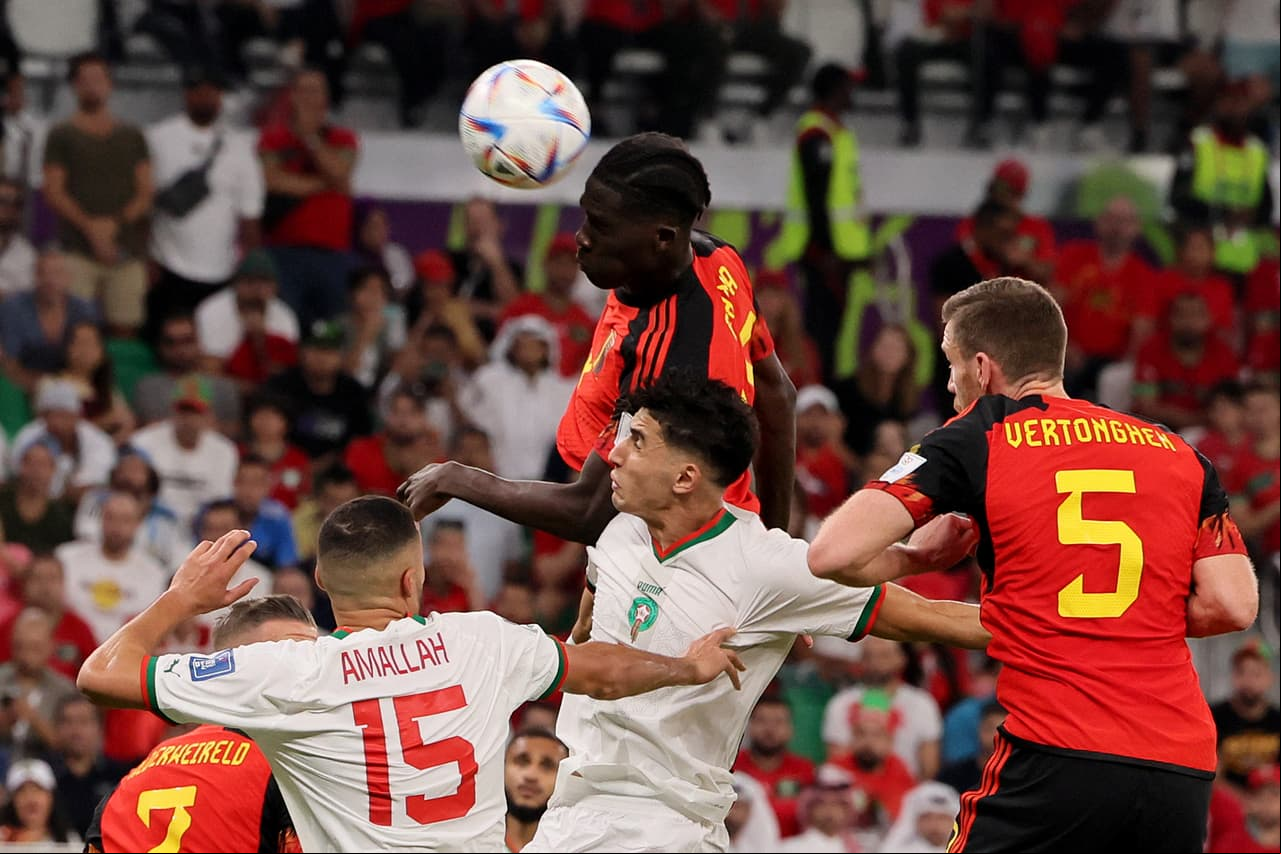 Marruecos fue mejor equipo y se impuso de manera contundente a Bélgica.