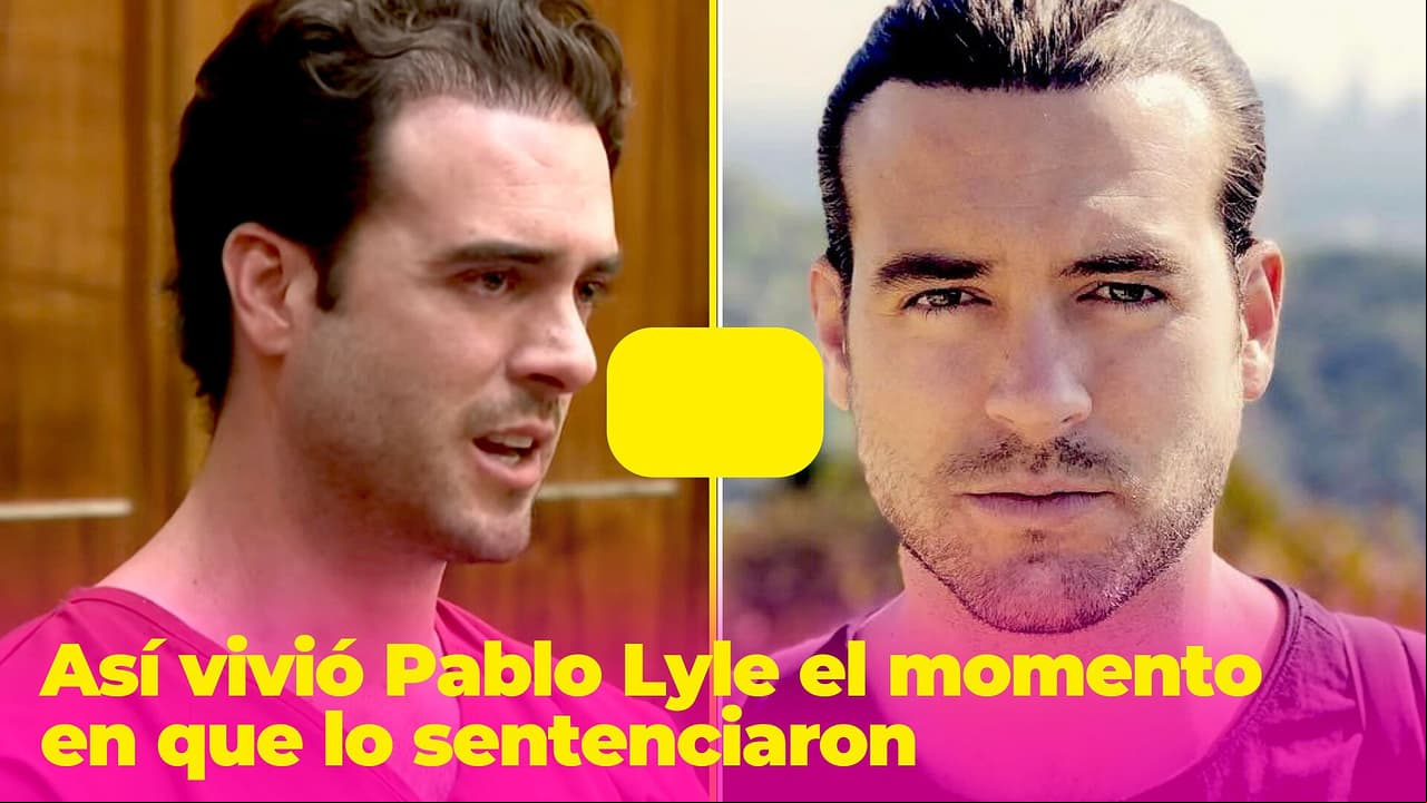 El momento en que a Pablo Lyle lo sentencian a 5 años de cárcel: así fue su reacción y la de su cuñado