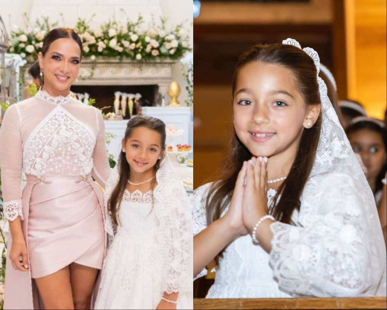 Adamari López, Toni Costa y Alaïa.