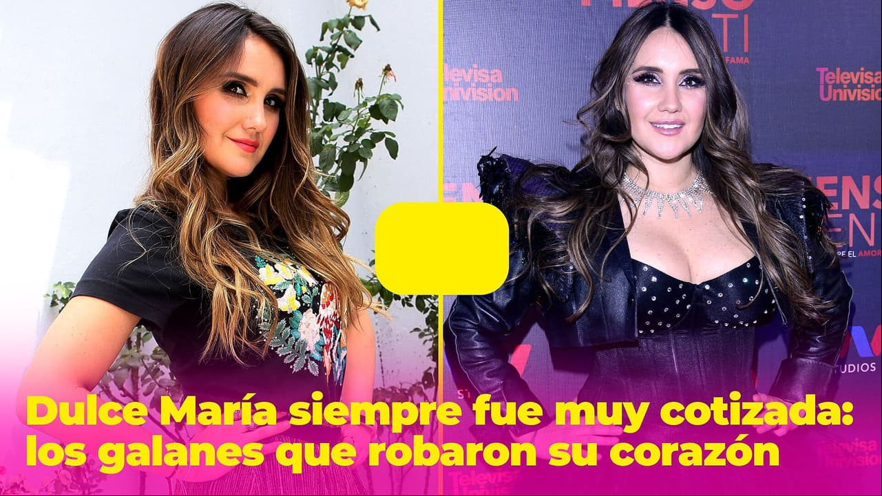 Dulce María se robó el corazón de varios galanes: Poncho Herrera no fue el más famoso