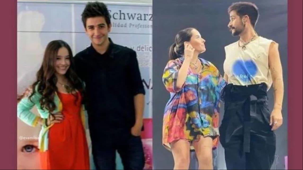Foto de Camilo y Evaluna cuando se conocieron