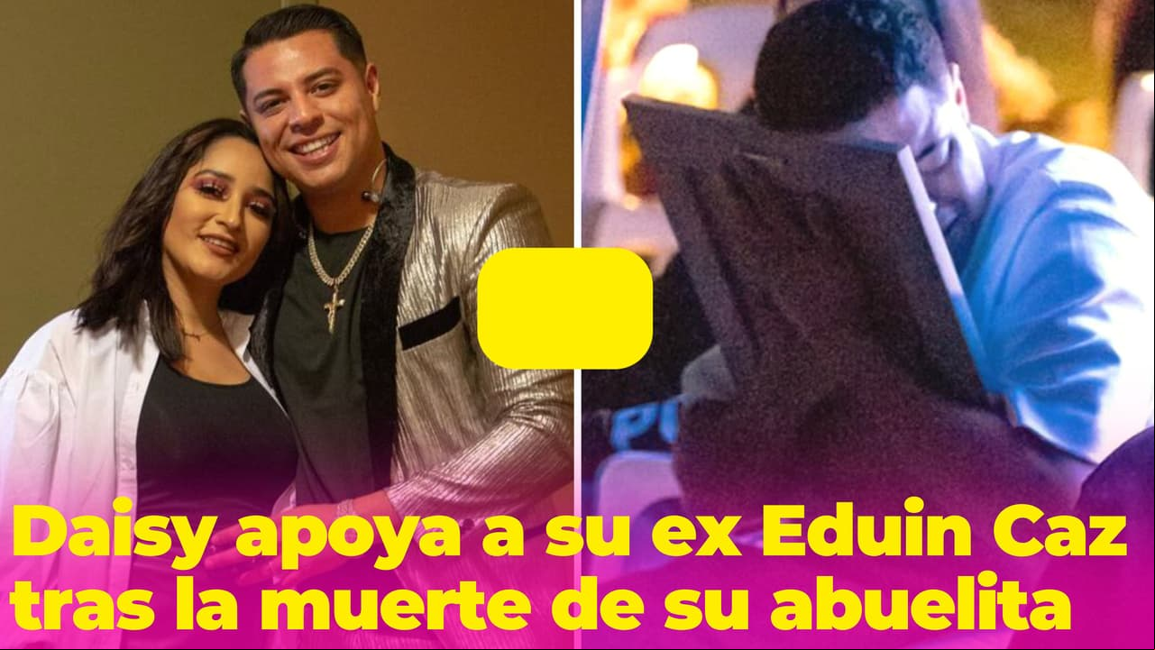 Daisy Anahy hace a un lado la polémica y le muestra su apoyo a Eduin tras muerte de su abuelita