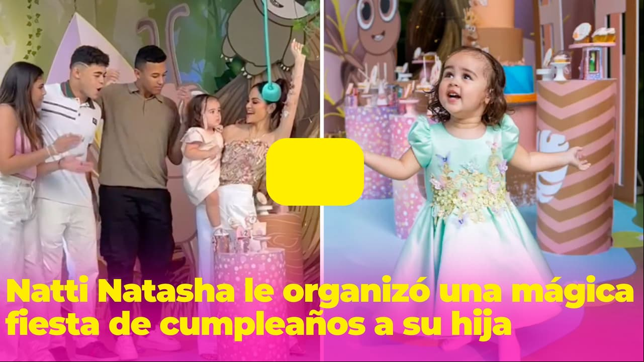 Así fue la fiesta de cumpleaños de la hija de Natti Natasha: hasta estilista le llevaron