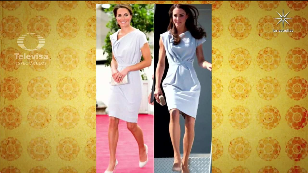 Las veces que Kate Middleton repitió vestido, pero no look