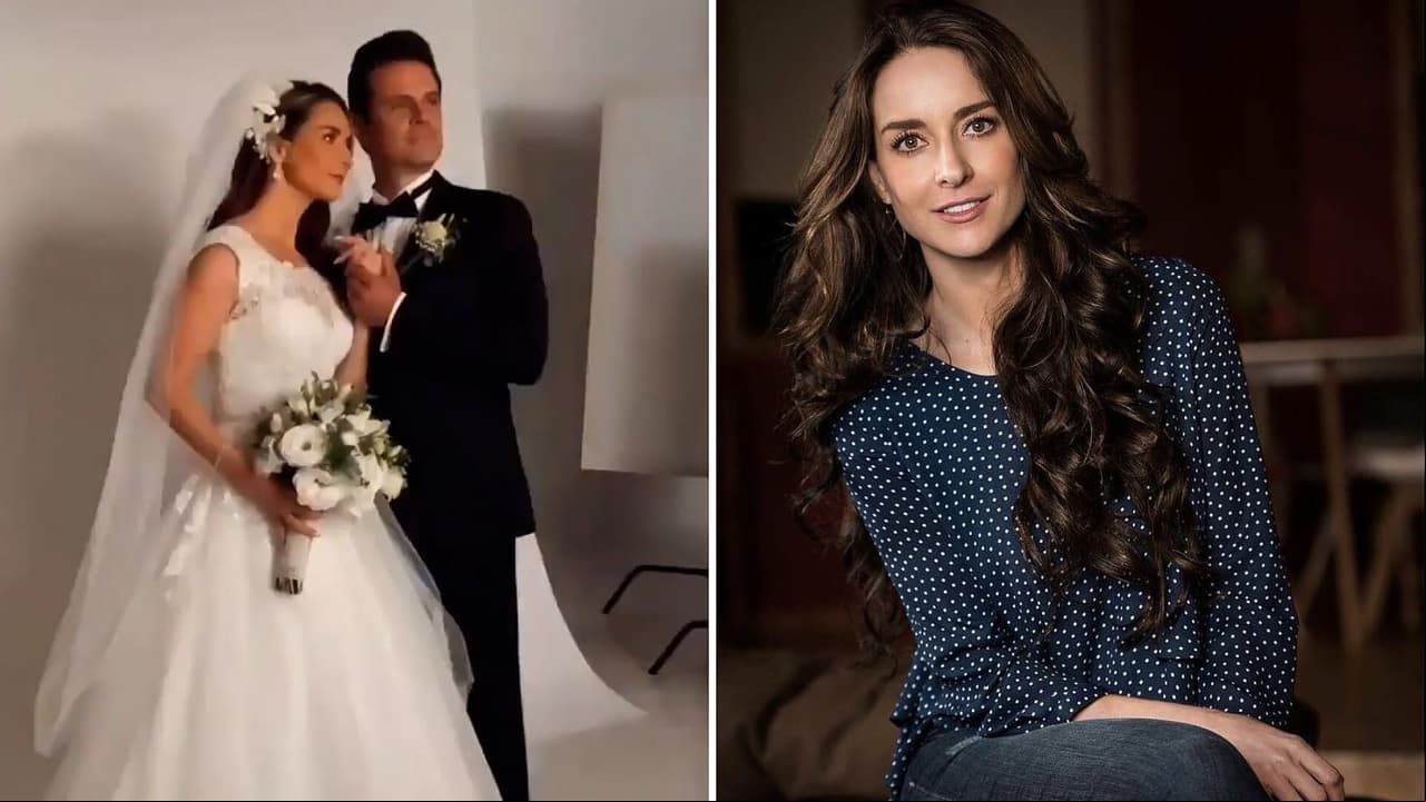Susana González deslumbra con hermoso vestido de novia