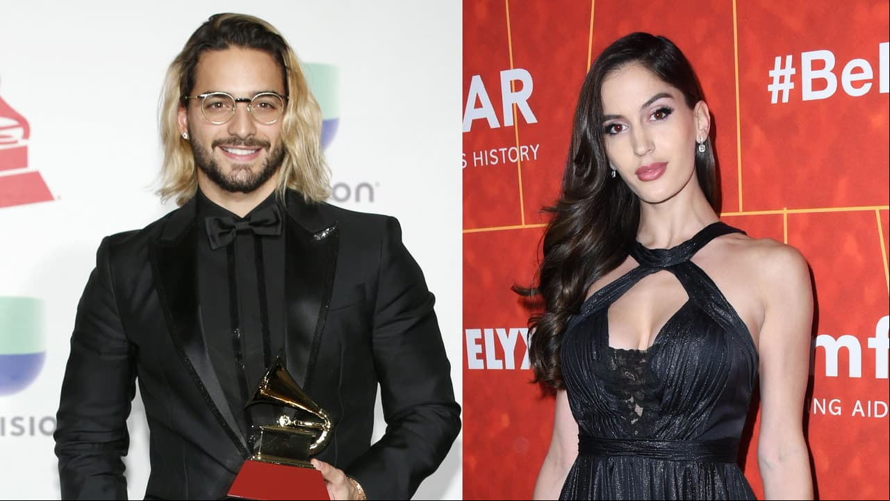 Maluma y Natalia Barulich protagonizan tierna foto navideña