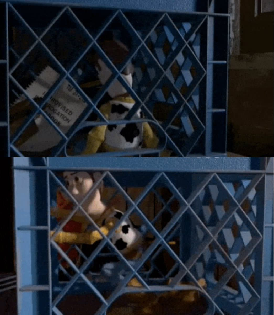 Error durante la estancia de 'Woody en el cuarto de 'Sid'