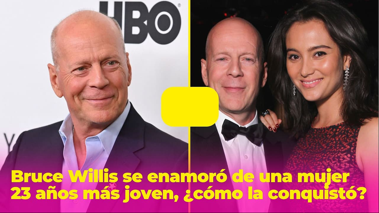 Bruce Willis jamás pensó enamorarse de una mujer 23 años más joven, ¿cómo la conquistó?