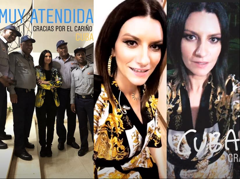 Después de su emotiva presentación, Pausini abordó un vuelo a Madrid para presentarse en el programa Factor X (FOTO: Instagram Stories Laura Pausini)
