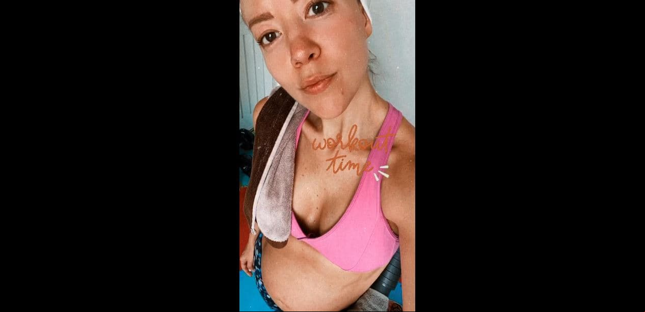 Fernanda Castillo presumió que los entrenamientos duros continúan durante la dulce espera.