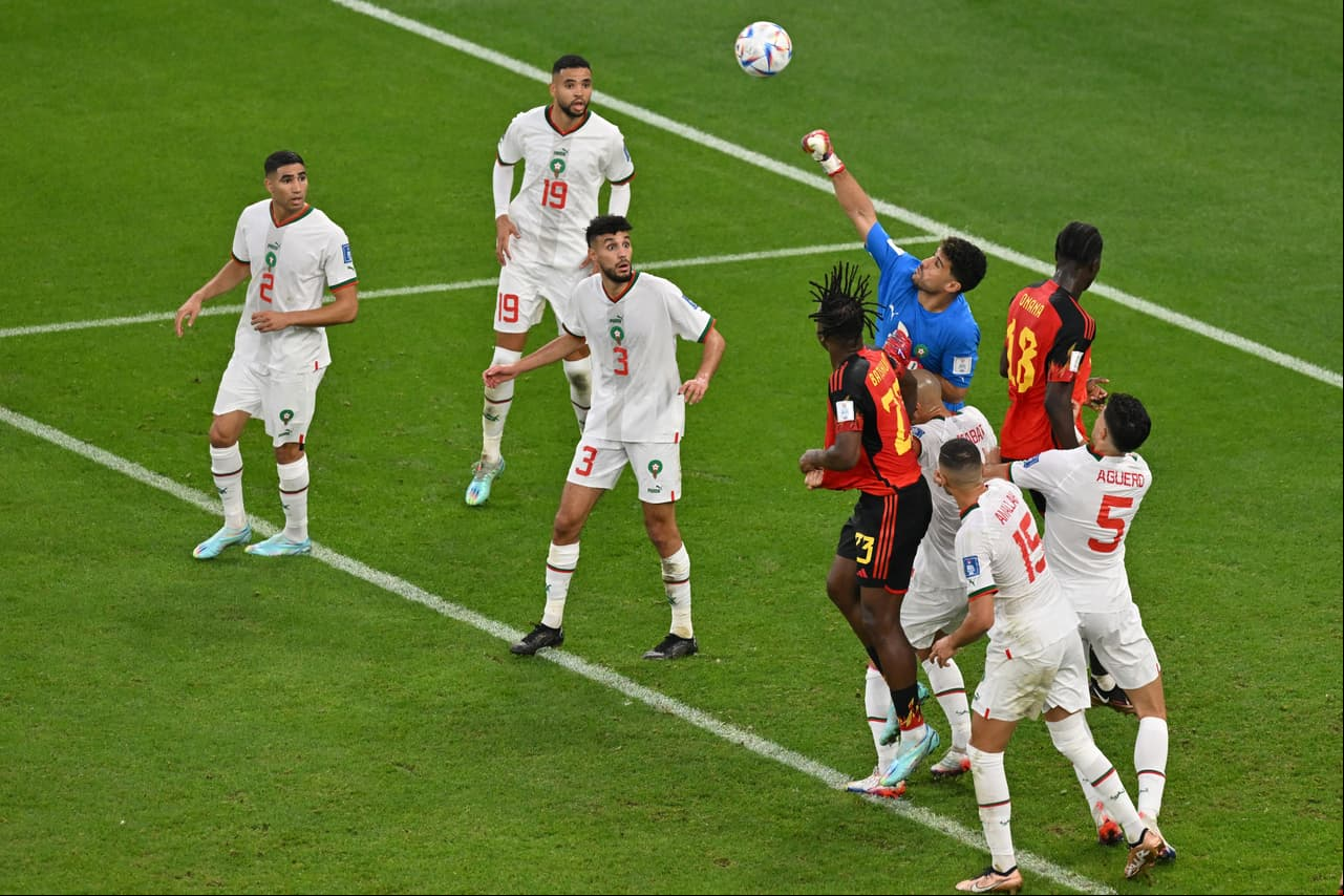 Marruecos fue mejor equipo y se impuso de manera contundente a Bélgica.