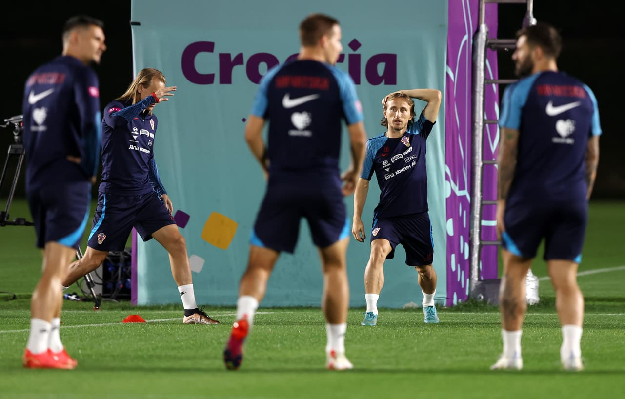 Croacia entrena con dos ausencias previo al partido ante Marruecos